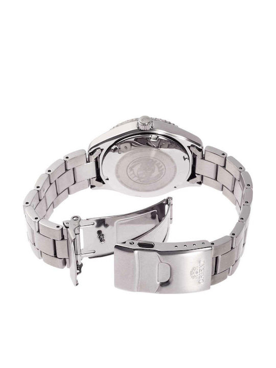Orient Mako 40 Мъжки Часовник Автоматичен с Сребрист Стоманен Браслет