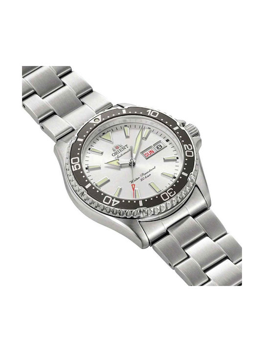 Orient Mako Men's Automatic Watch with Silver Stainless Steel Bracelet Orient Mako Men's Automatic Watch with Silver Stainless Steel Bracelet