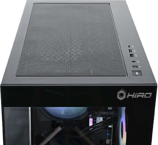 Hiro Aurora Гейминг Настолен Компютър (i5-14400F/16GB DDR5/1.0TB SSD/W11 Home)