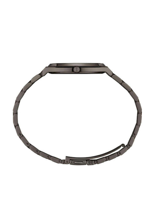 Breil Men's Battery Watch With Black Steel Bracelet