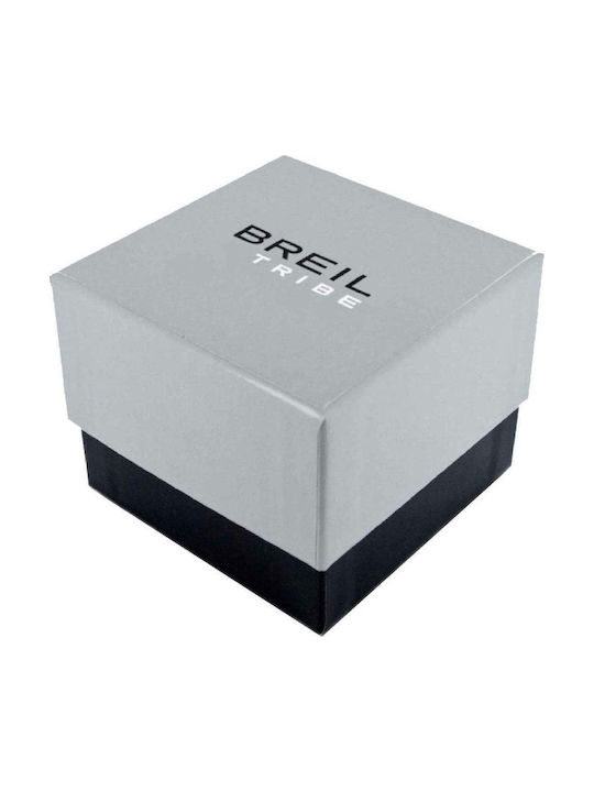Breil Men's Battery Chronograph Watch With Silver Steel Bracelet