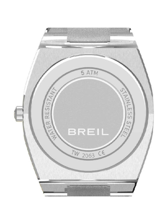 Breil Men's Battery Watch With Silver Steel Bracelet