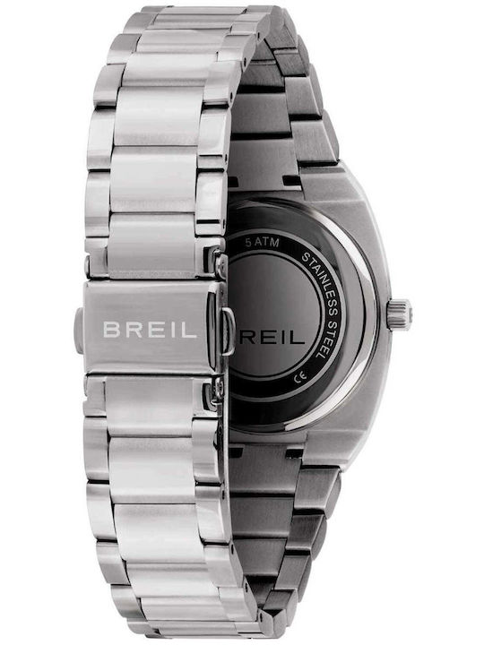 Breil Men's Battery Watch With Silver Steel Bracelet