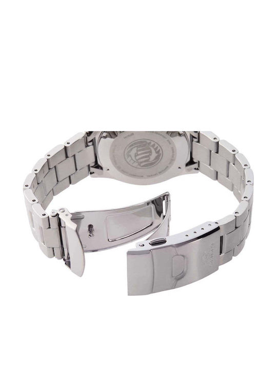 Orient Mako Мъжки Часовник Автоматичен с Сребрист Стоманен Браслет