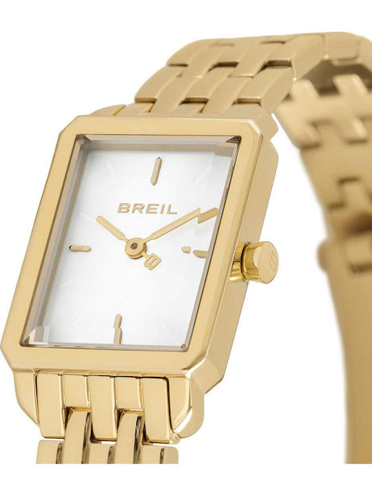 Breil Men's Battery Watch With Gold Stainless Steel Bracelet