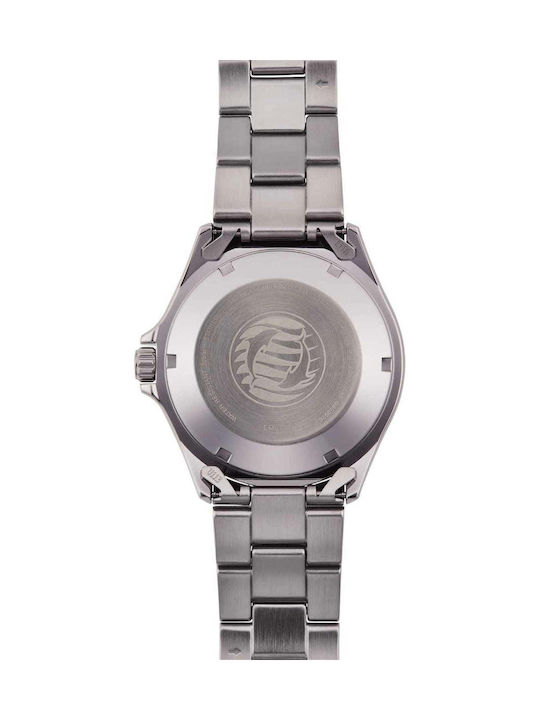 Orient Mako Men's Automatic Watch with Silver Stainless Steel Bracelet