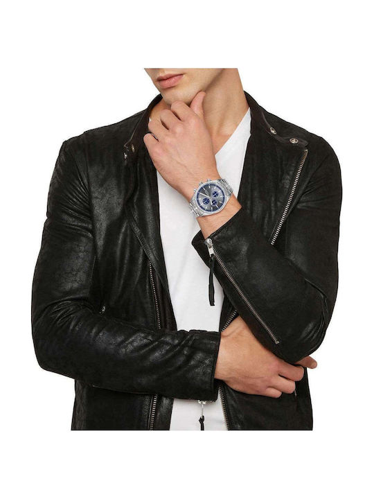Breil Men's Battery Chronograph Watch With Grey Steel Bracelet