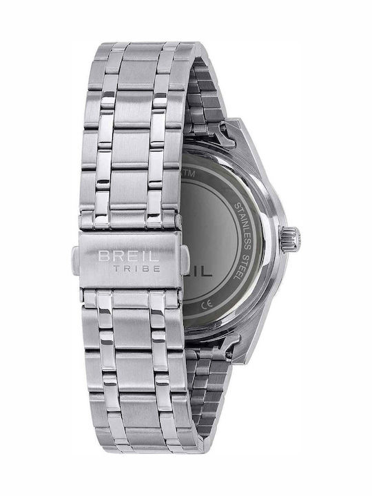 Breil Men's Battery Watch With Silver Steel Bracelet