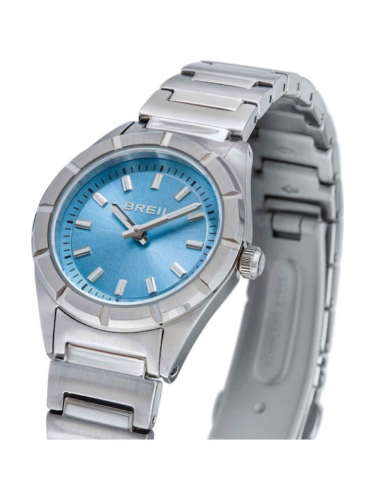 Breil Men's Battery Watch With Silver Steel Bracelet