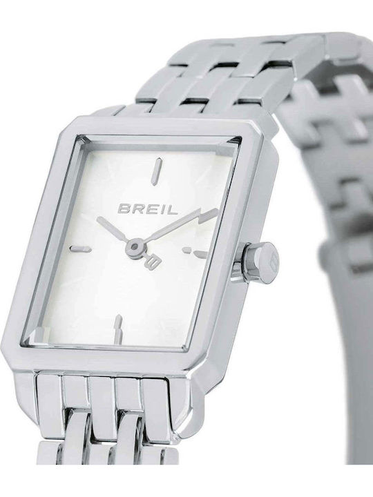 Breil Men's Battery Watch With Silver Steel Bracelet