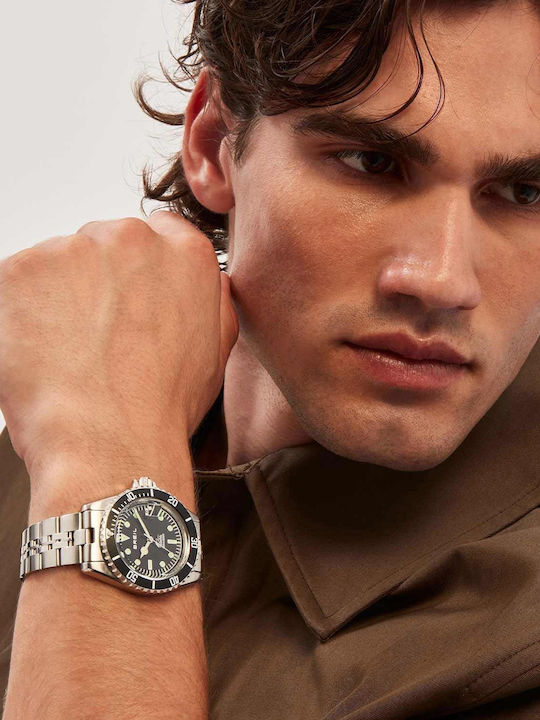 Breil Men's Battery Watch With Silver Stainless Steel Bracelet