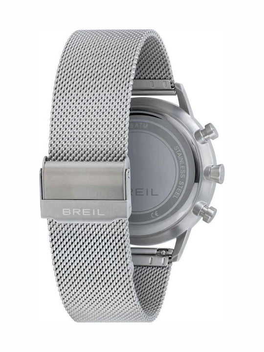 Breil Six.3.nine Men's Battery Chronograph Watch With Silver Steel Bracelet