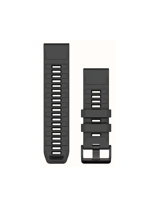 Garmin Watch Bands Quickfit 26mm Graphite Black Silicone Band 010-13393-10