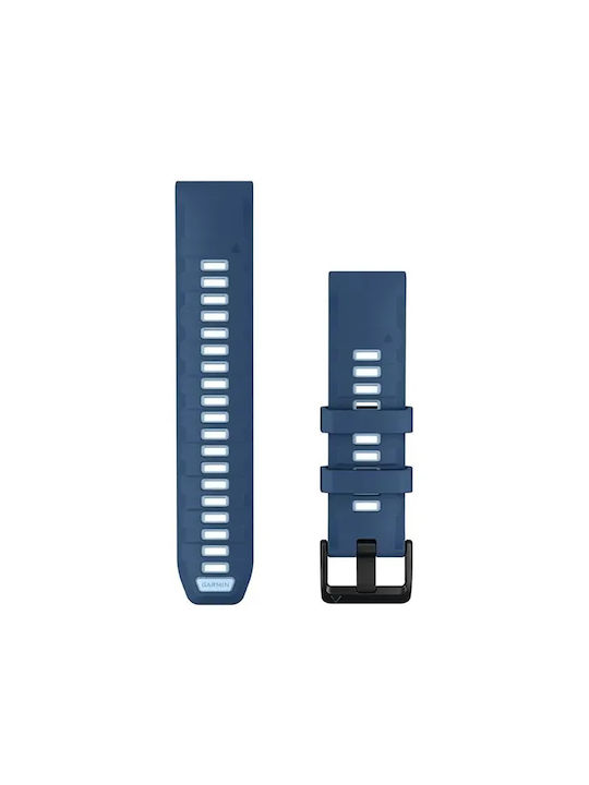 Garmin Watch Bands Quickfit 22mm Tidal Blue Ice Blue Black 010-14507-00 Garmin Watch Bands Quickfit 22mm Tidal Blue Ice Blue Black 010-14507-00
