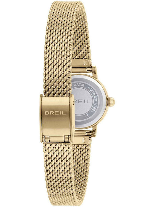 Breil Women's Watch Battery with Gold Stainless Steel Bracelet