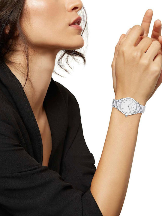 Breil Women's Watch Battery with Silver Stainless Steel Bracelet Breil Women's Watch Battery with Silver Stainless Steel Bracelet