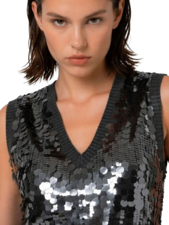 Women's Sleeveless Top Grey