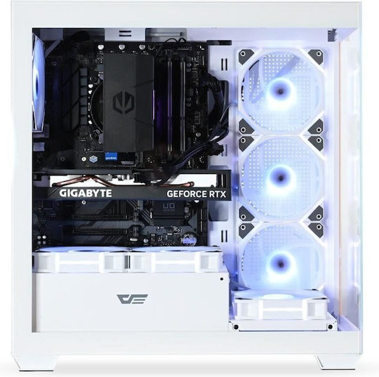 Hiro Aurora Гейминг Настолен Компютър (i7-14700F/32GB DDR4/1.0TB SSD/GeForce RTX 5060/W11 Home)