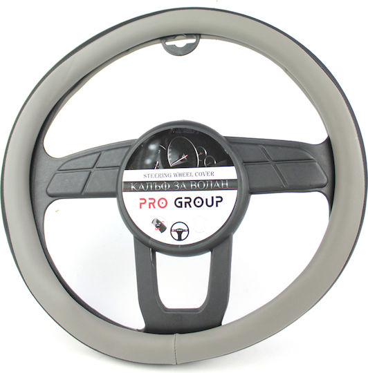 Steering Wheel Cover 38 Cm Black Grey 380