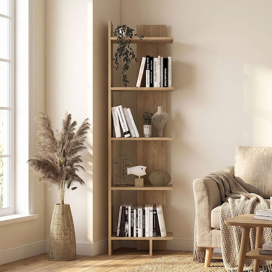 Βιβλιοθήκη Sepet Oak 48x22x170εκ.
