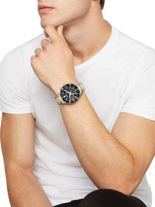 Breil Men's Battery Chronograph Watch With Silver Steel Bracelet Ew0720