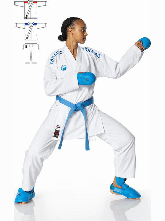 Tokaido Kumite Master Junior Wkf Frauen Karate Weiß