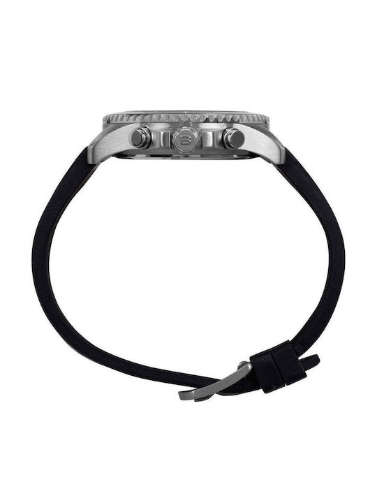Breil Men's Battery Chronograph Watch With Black Metal Bracelet
