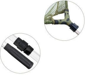 Plasă de Pescuit Telescopică Rectangulară Baracuda Id-5040 Lungime Totală 2.55 M Deschidere 0.4 M
