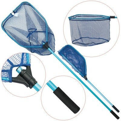 Baracuda Fzs-6050 Long Rectangular Landing Net Total Length 200 Cm Opening 50 M