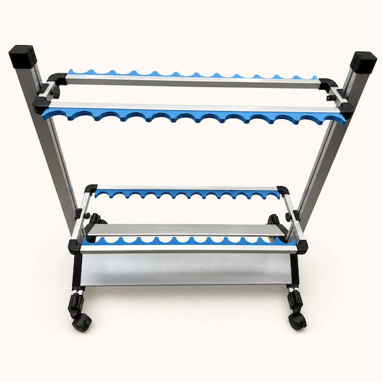 Mobile Angelrutenhalter Für Angeln Schwarz Blau