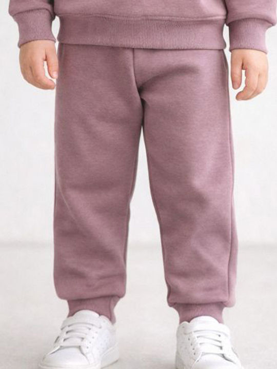 Kids Sweatpants Set Pink