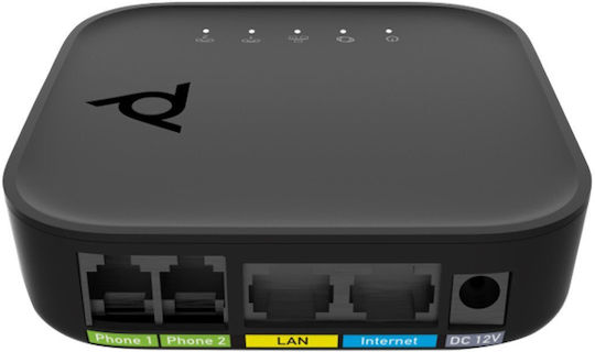 Poly Ata 402 2fxs Voice Port VoIP Adapter Open SIP Netzteil