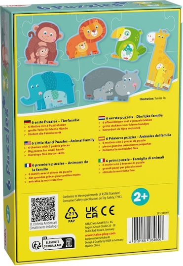 Kinderpuzzle Animal Family für 2+ Jahre Haba