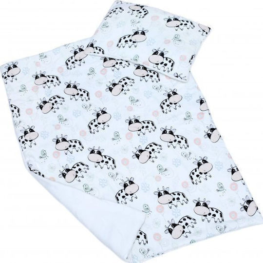 Pulp Bamboo Crib Set Cows 2 Pieces