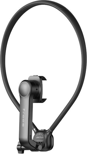 Apexel Free Q1 Phone Gimbal 1 Axis Stabilizer Tripod Remote Control Neck Mount