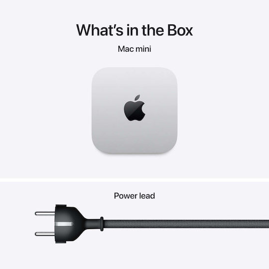 Apple Mac Mini 2026 (M6 12-ядрен/16GB/256GB SSD/MacOS) 12-ядрен GPU
