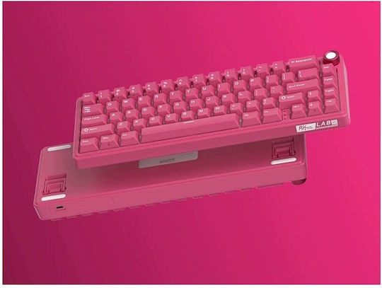 Royal Kludge R65 Гейминг Механична Клавиатура с RGB Осветление (Английски US) Розов