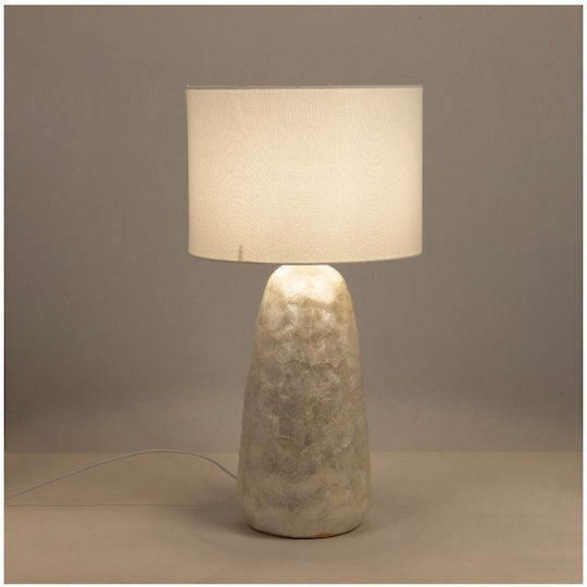 Eurolamp Lămpi de masă Ceramică cu Abajur Alb și Bază