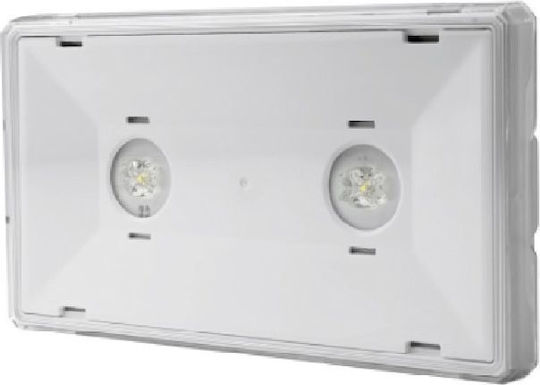 Awex Аварийно Осветително Тяло Изход LED 1w 130lm 1h Двойно Предназначение Бяло + Pu31 Ete 1w Bsa At Wh Ete 1w Bsa At Wh