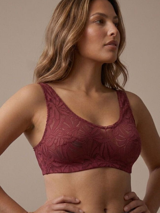 Women's Burgundy Sports Bra
