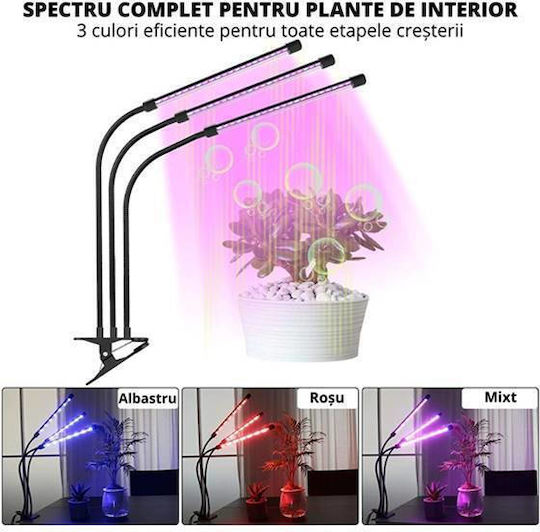 Lumină de creștere cu LED și putere 30W
