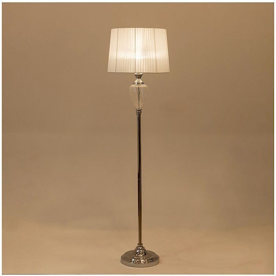 Eurolamp Estheti Stehlampe Höhe 155xM40cm Silber