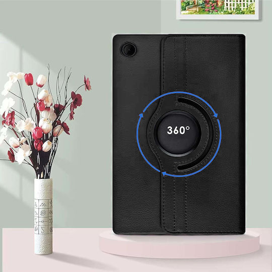 4kom L Калъф за таблет 360 Въртящ се Капак Lenovo Tab M10 10.1 2022 3-то поколение Tab M10 Plus 2022 3-то поколение Черен Защитен Стойка