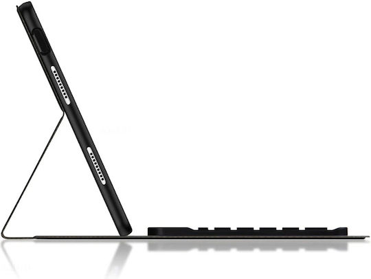4KOM L Защитен калъф с клавиатура за Galaxy Tab S10 Lite 10.9'' SM-X406 SM-X400 2025 Черен