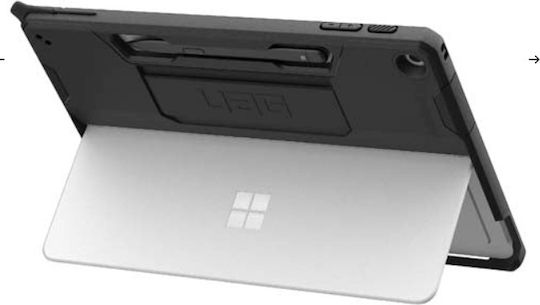 Калъф UAG Scout Shell Дръжка Стойка Microsoft Pro 12" 1-во поколение 2025 Черен Прозрачен Bulk Packaging 324022b14040