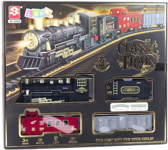 Lean Toys Schiene Eisenbahnsätze mit Sound und Licht für 3+ Jahre