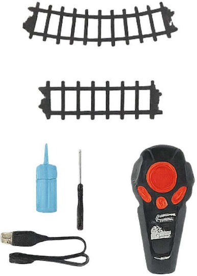 Lean Toys Set with Train with Sound, Light and Smoke for 3+ Years