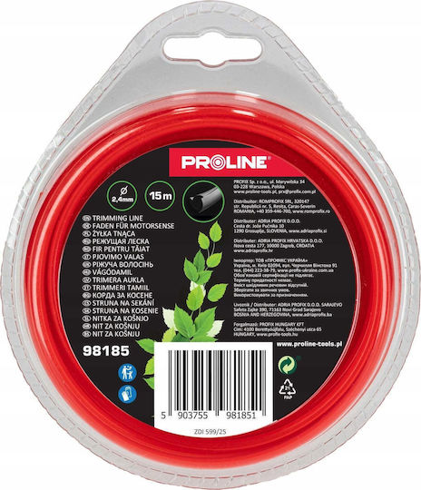 Proline Fir de tăiere Triunghiular Lungime 15m și Grosime 2.4mm