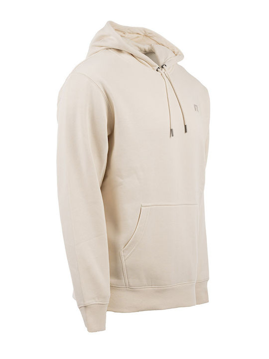 Ecru Hooded Sweatshirt