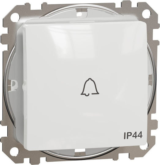 Schneider Electric Sedna Bell Push Button with Frame in White Colour SDD211131